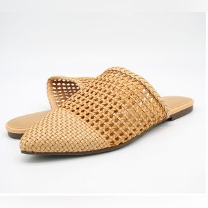 American Eagle Multi Tone Woven Slide Flats